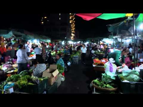 Exploring Pnom Penh's Night Market in Cambodia