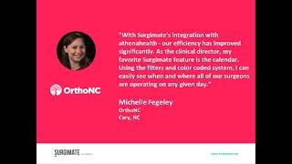 How Surgimate's surgical calendar syncs with athenahealth for a complete scheduling system