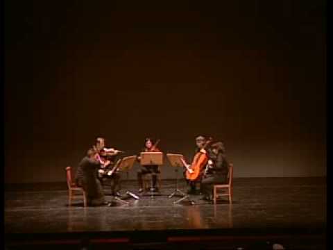 Ferruccio Busoni - Suite for Clarinet and String Quartet III Movement - Davide Bandieri Clarinet