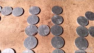 preview picture of video 'MY COLLECTION OF 50 PAISE ( INDIAN RUPEES)'
