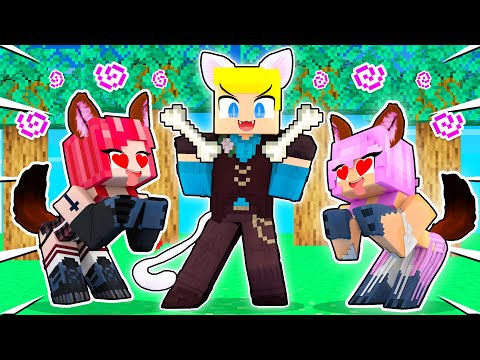 COMANDO le RAGAZZE LUPO MANNARO da GATTO ALFA su Minecraft!