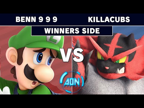 AON Ultimate 56 - Benn 9 9 9 (Luigi) vs Killacubs (Incineroar) Winners Pools - Smash Ultimate