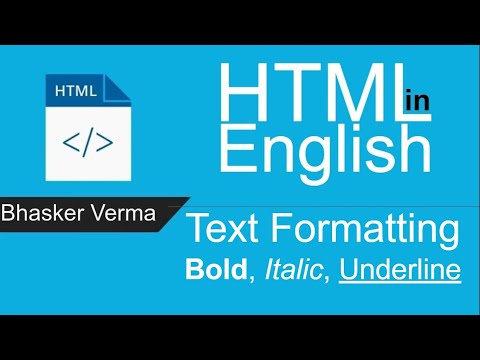 HTML tutorial for beginners in English 1 | Introduction to HTML