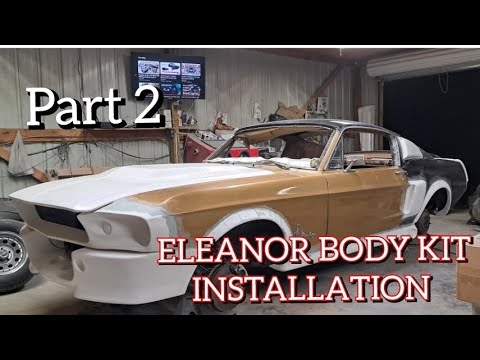 Coupe to Fastback eleanor mustang in 3 days. How to install body kit.