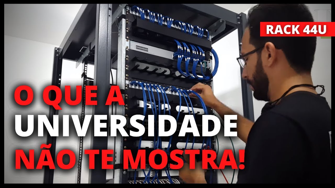 RECEBENDO O RACK! POR QUE NÃO APRENDI ISSO NA UNIVERSIDADE? CABEAMENTO ESTRUTURADO