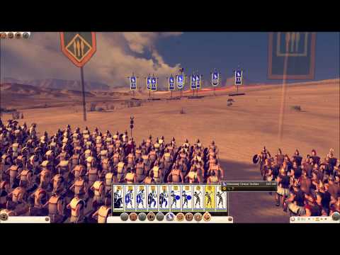 Total War Rome 2: Egypt vs Macedon HD Battle