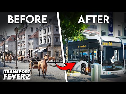 This Transportation Management Sim lets you to build through time!  Is it good? | Transport Fever 2