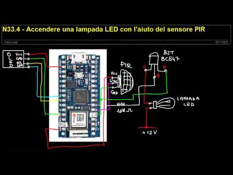 N33.4 - Nano 33 IoT ed il sensore antintrusione