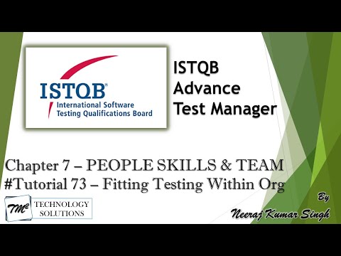 ISTQB Test Manager Introduction