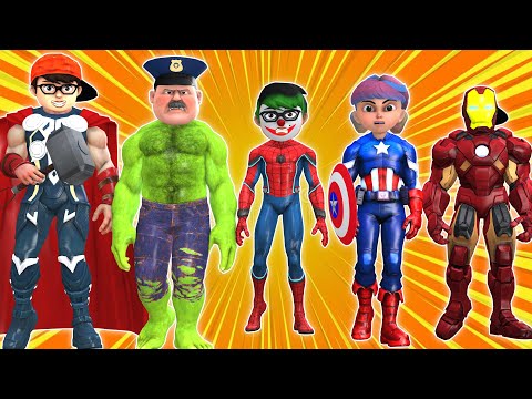 🔴 Live: Scary Teacher 3D | Team Hero (Tani Hulk, Nick Hulk ... ) vs Zombie Hulk War Protect City