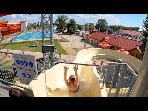 White Body Water Slide at Kisvárda AquaCinema