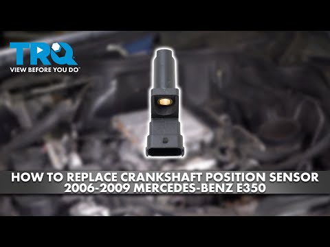 How to Replace Crankshaft Position Sensor 2006-2009 Mercedes-Benz E350