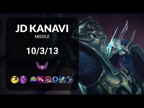 JD Kanavi Azir vs Karma MIDDLE - KR MASTER Patch 13.13