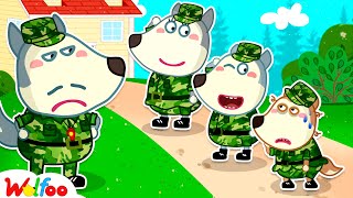 Download lagu Wolfoo Family Become Soldiers for 24 Hours Kids St... mp3