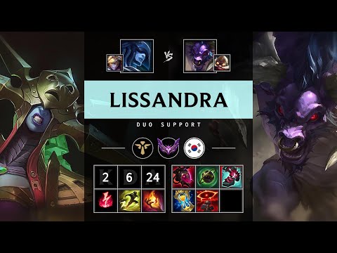 Lissandra Support vs Alistar - KR Master Patch 25.16