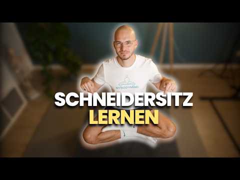 Schneidersitz lernen, 3 einfache Schritte