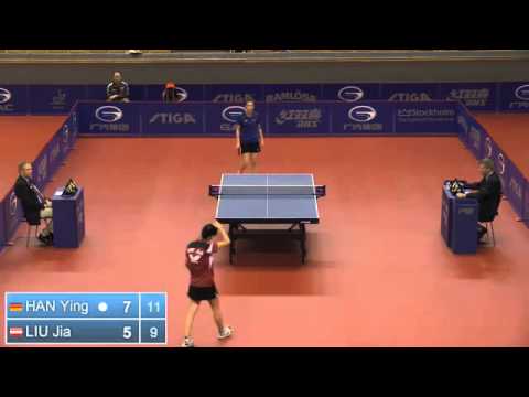2014 Swedish Open WS QF HAN Ying GER vs LIU Jia AUT
