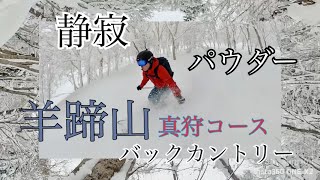【羊蹄山】【バックカントリー】【真狩コース】曇天・静寂の真狩コースをInsta360 ONE X2で撮影しながらのバックカントリー。