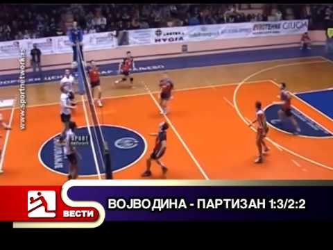Odbojka : Vojvodina - Partizan 1:3 /2:2/  (SOS vesti)