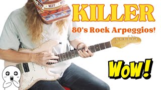 Video thumbnail for KILLER 80's Rock Arpeggios by Sam Bell Guitar
