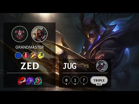 Zed Jungle vs Kayn - EUW Grandmaster Patch 10.24