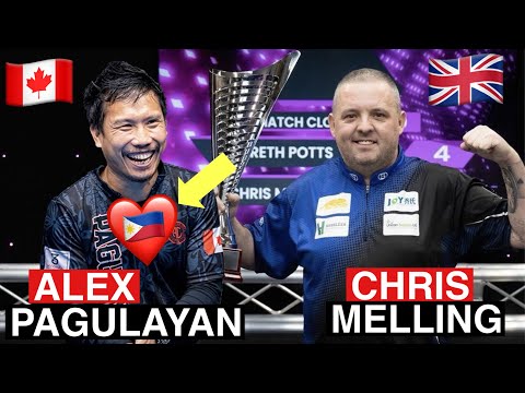 THE FILIPINO/CANADIAN LION ALEX PAGULAYAN VS THE ENGLISH POOL PLAYER CHRIS MELLING