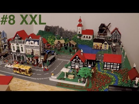 Bau einer Legostadt Teil 8. - Berg, Bäume und Pflasterung