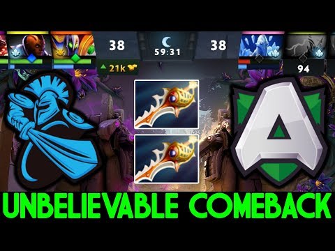 Unbelievable Megacreeps Comeback - Newbee VS Alliance - Ti9 Group Stage Day 3