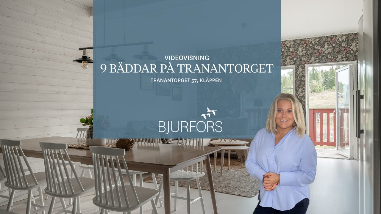 4 rum Lägenhet på Tranantorget 57 Kläppen Malung-Sälens kommun - video