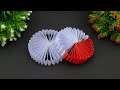 Making Christmas Tree Ornaments Out Of Paper | Xmas Decor | Hanging Christmas Decoration Ideas