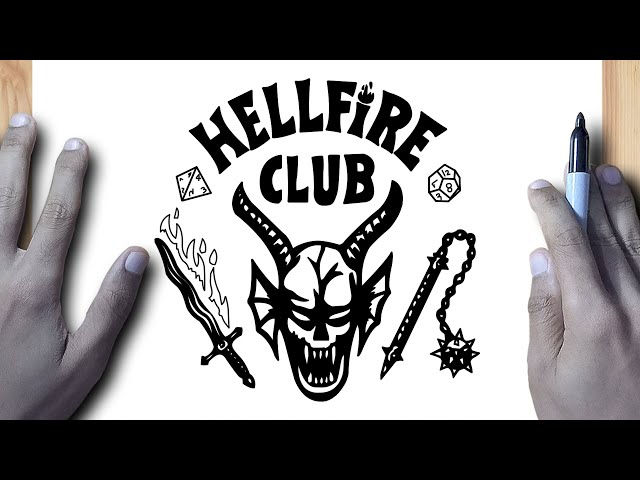 Vídeo relacionado con Stranger Things Hellfire Club Ringer Camiseta Ringer Unisex, Negro Blanco, L