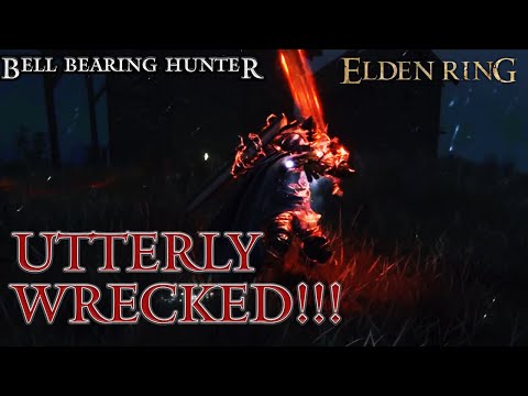 Elden Ring - Bell Bearing Hunter in Caelid Destroyed by Hammers (Only Hit Me Once!)