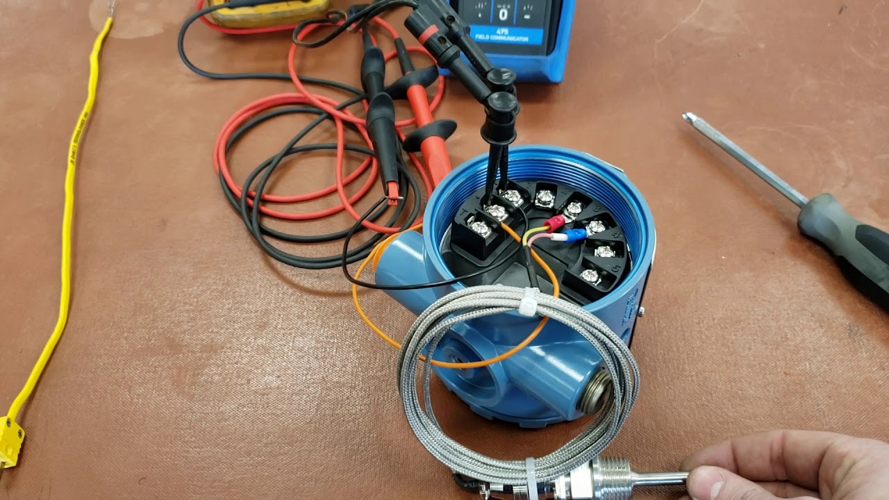 Calibration of rosemount 3144p pt1 thermocouple