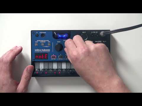 Korg Volca Nubass sound demo