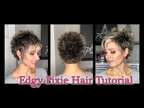 Hair Tutorial: Edgy Pixie Style Video