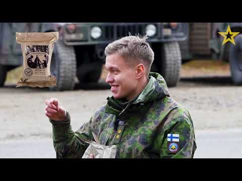 Eat a M.R.E with Finnish Army 1st Lt. Lauri Keravuo