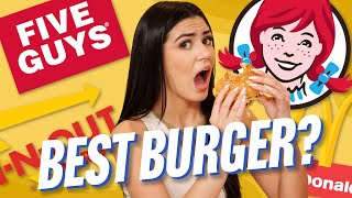 Ranking The BEST Fast Food Burgers 🍔