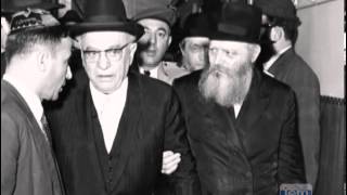 ביקורו של הנשיא זלמן שזר אצל הרבי