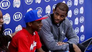 Chris Paul and Blake Griffin: Make a Wish Foundation