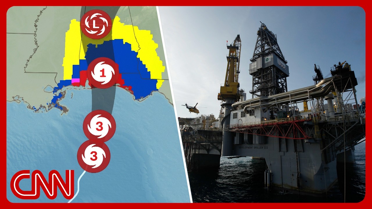 Isaias now a major hurricane. 63% of US Gulf oil output shut down