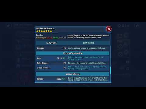 Ult. SEE Flawless Counter w/ Palp Lead & Vader... #VaderRework #SEEcounter #SWGOH