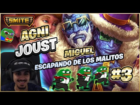 AGNI, RICO SWAGNI | Julio | Smite Ranked Joust DuoQ | Aventuras En Joust Con Miguel #3 📸