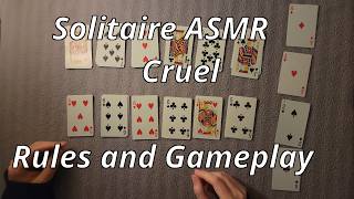 (ASMR) Cruel Solitaire - An addictive redealing game♦️