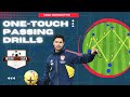 5 High Intensity One Touch Passing Drills!!