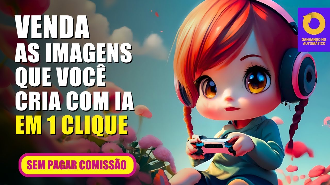 Venda imagens que criou com IA grátis sem pagar comissão. Ganhar online.