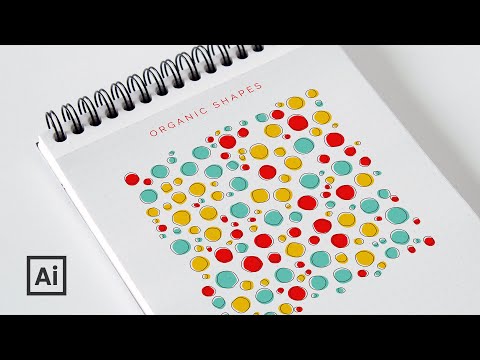 Organic Shapes Pattern | Adobe Illustrator
