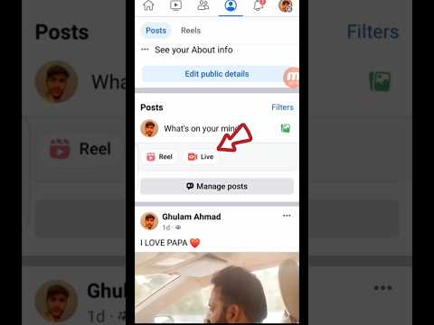 Facebook ko live chalane ka tarika