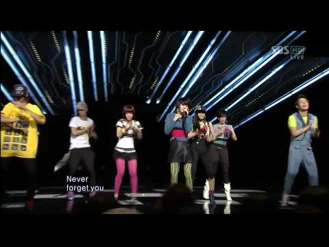 27.09.2009 [1nkigayo] Supernova & T-ARA: Time To Love