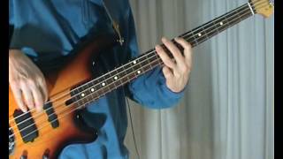 Mike Oldfield - Moonlight Shadow - Bass Cover