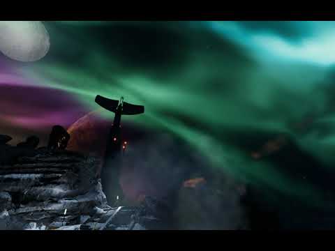 Subnautica Below Zero at night